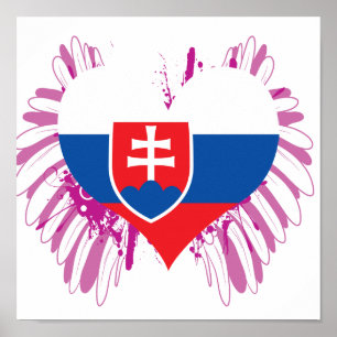 Póster Compre a bandeira de Slovakia