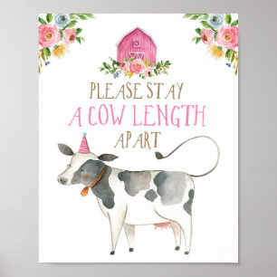 Poster Comprimento De Vaca, Com Exceção Dos Animais De Ex
