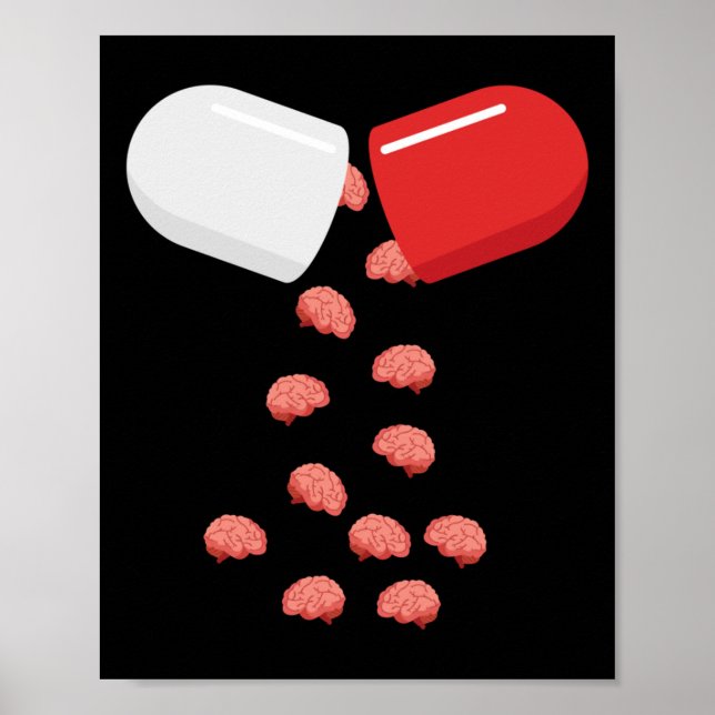 Poster Comprimido Cerebral - Adesivo Placebo (Frente)