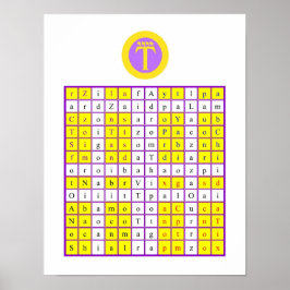 Póster Comprimido de ar Enochian do ouro Dawn / Torre de