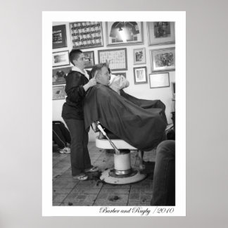 Póster Compro Barber
