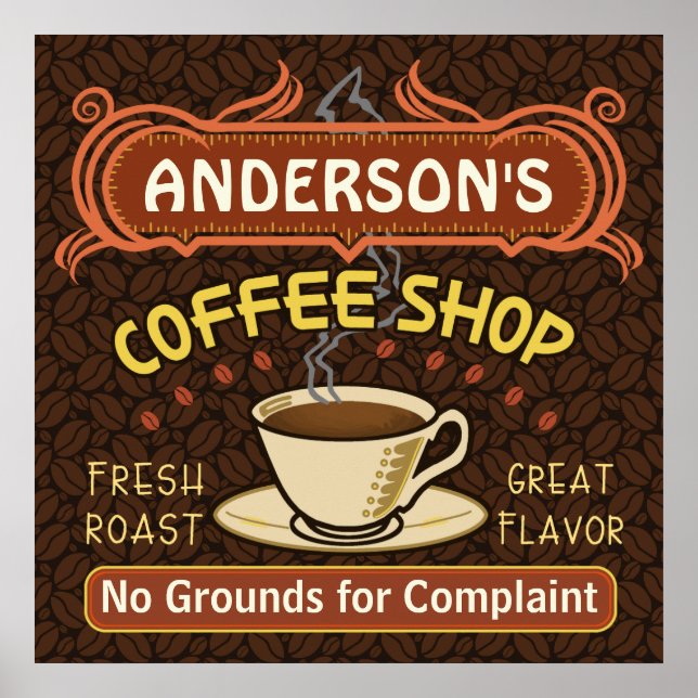 Poster Compro Café com Mug Crie o seu (Frente)