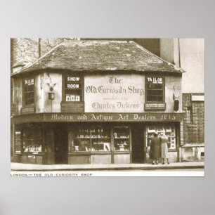 Póster Compro Charles Dickens Curiosity, London Vintage