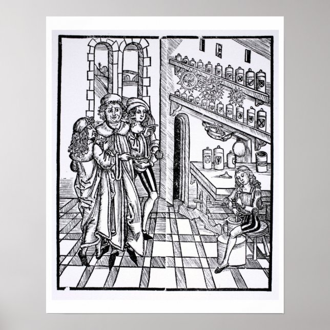 Poster Compro de Apothecary, do bar 'O Buch der Cirugia' (Frente)