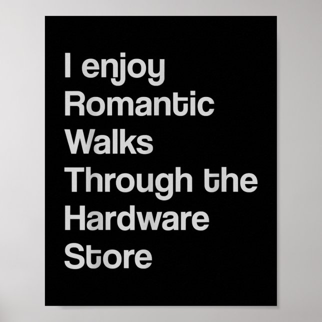 Poster Compro de armazenamento de hardware do carpinteiro (Frente)