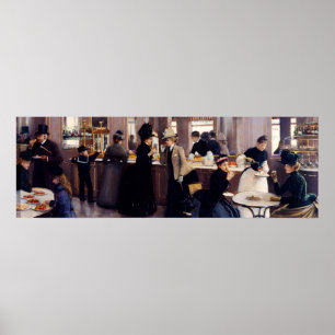 Poster Compro de pastelaria Gloppe sobre Champs-Elysee