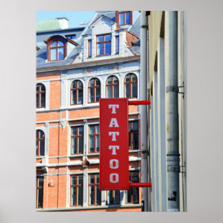 Poster Compro de Tatuagem de Copenhagen