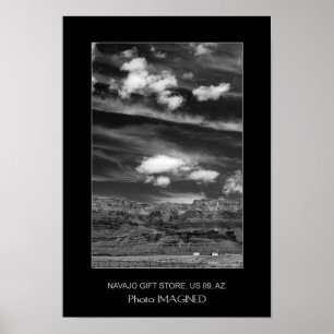 PÓSTER COMPRO NAVAJO GIFT, US 89, AZ, EUA