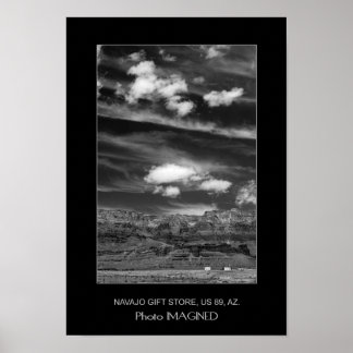 PÓSTER COMPRO NAVAJO GIFT, US 89, AZ, EUA