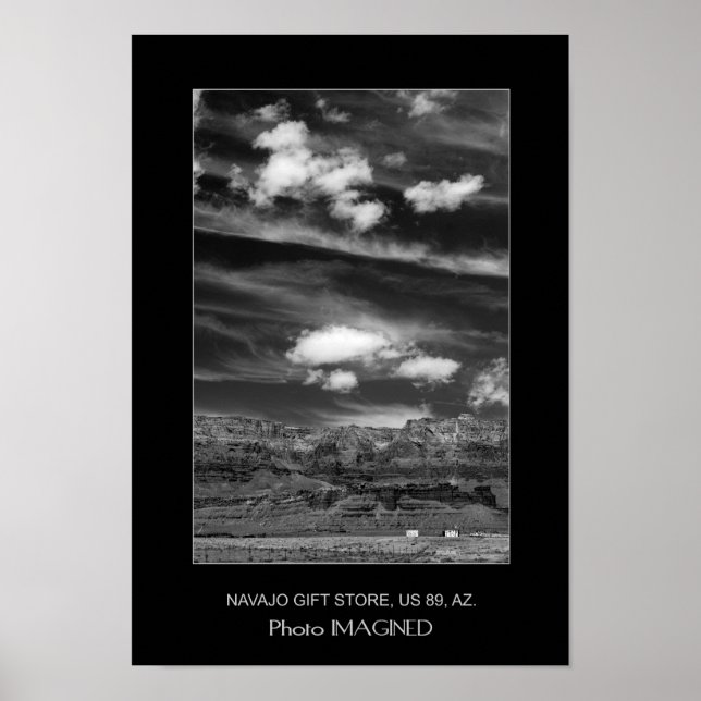 PÓSTER COMPRO NAVAJO GIFT, US 89, AZ, EUA (Frente)