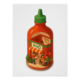 Póster Compro Sriracha Pho