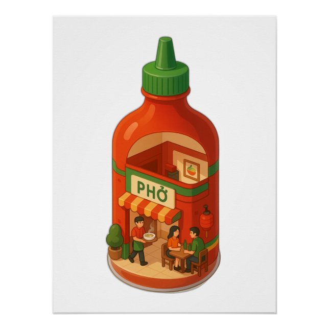 Póster Compro Sriracha Pho (Frente)