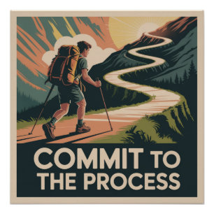 Póster Comprometer-se Com o Processo
