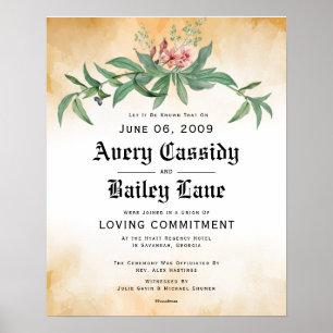 Poster Compromisso de Amor: O Certificado De Casamento