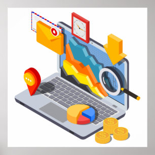 Poster Computação em Laptop