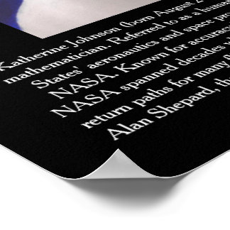 Póster Computador Humano: Katherine Johnson