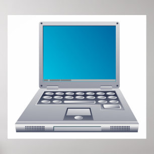 Póster Computador portátil
