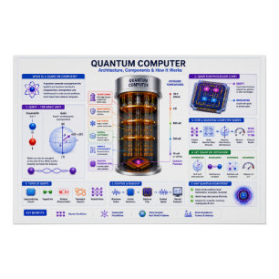 Póster Computador Quântico