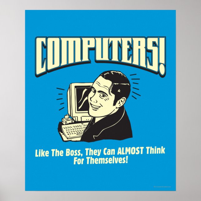 Póster Computadores: Como o Chefe (Frente)