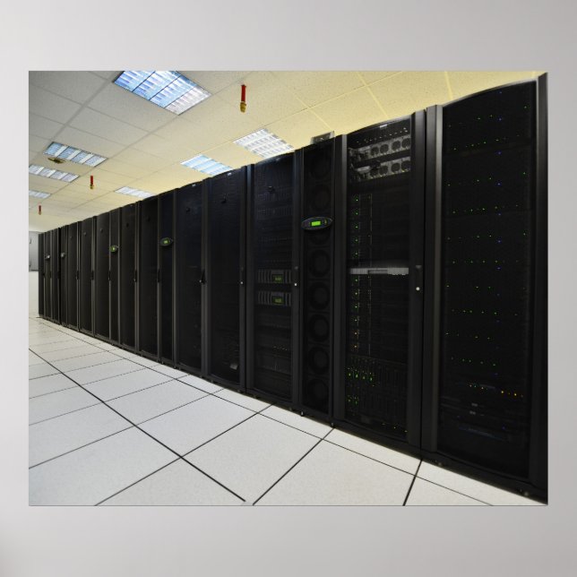 Póster computadores do data center (Frente)