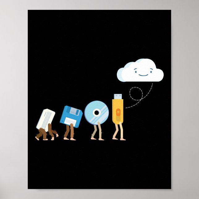 Poster Computer Engineering Funny Geek Engineer Software (Frente)