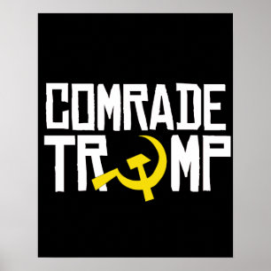 Poster Comrade Trump — Anti-Trump Design —