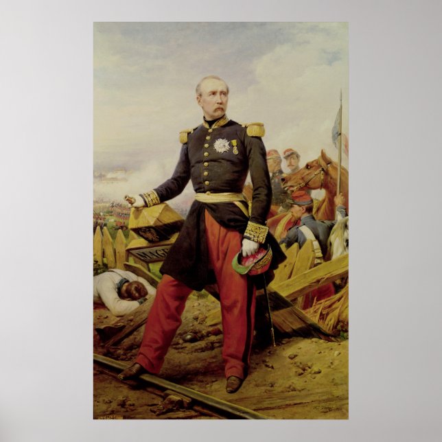 Poster Comte Maurice de MacMahon, 1860 (Frente)