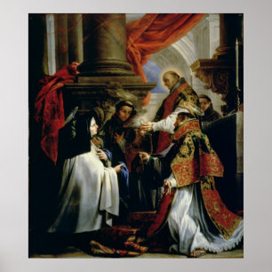 Poster Comunhão de St Teresa de Avila c.1670