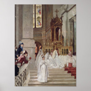 Póster Comunhão na igreja da trindade, 1877