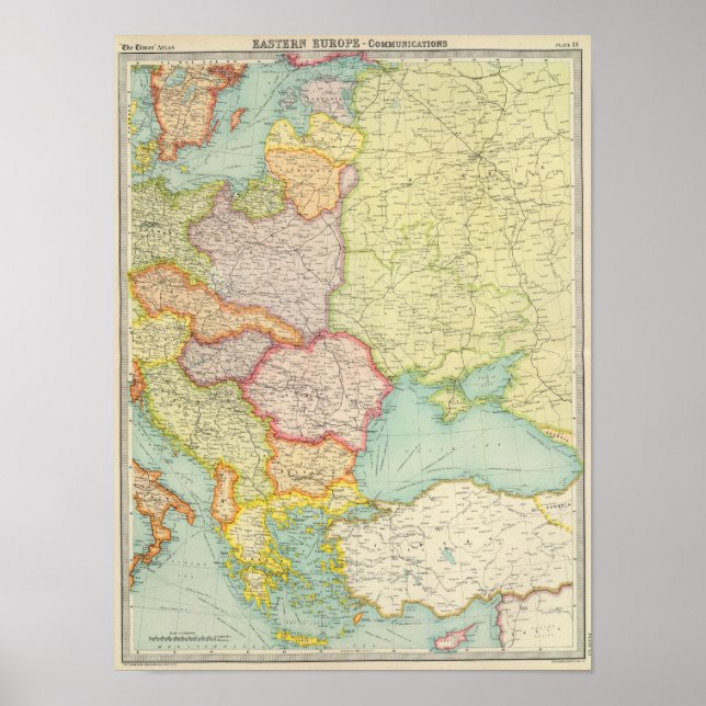 Póster Comunicações da Europa Oriental (Frente)