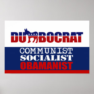 PÓSTER COMUNISTA, SOCIALISTA, OBAMANIST