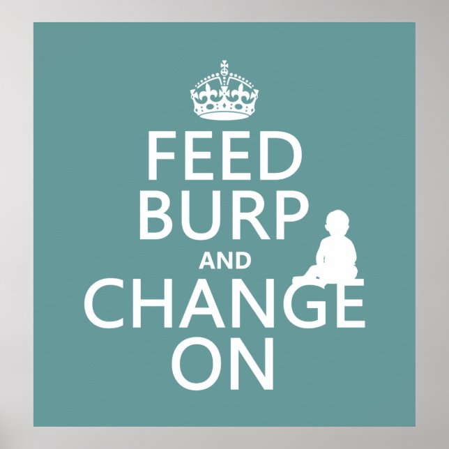 Póster Comutação de alimentação e ativação (bebê) (qualqu (Frente)