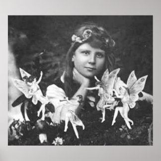 Poster Conan Doyle A Imagem De Cottingley Fairies