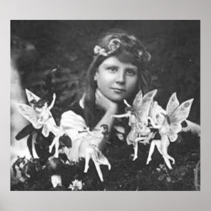 Poster Conan Doyle A Imagem De Cottingley Fairies
