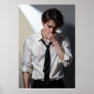 Poster Concealed Distress in Light and Shadow