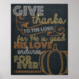 Póster Conceder aos Obrigados o Quadro Alcalino Art 16x20