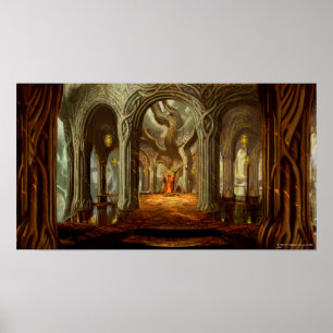 Poster Conceito de Sala Throne do Reino da Madeira