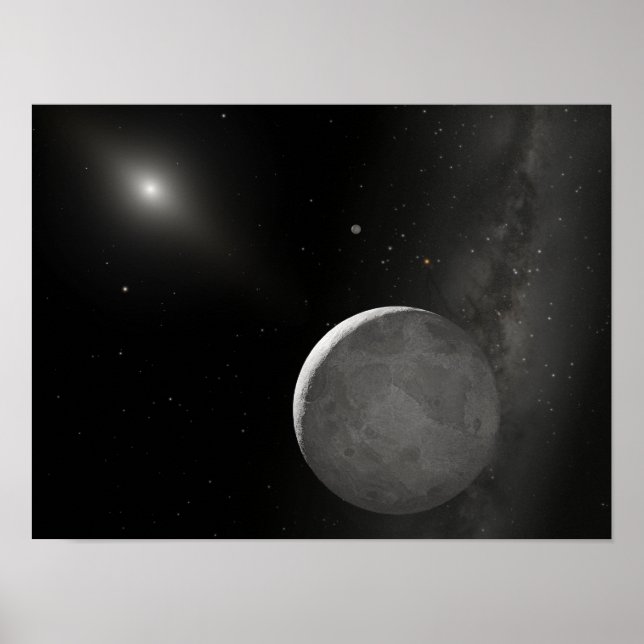 Póster Conceito do artista de objeto Kuiper Belt (Frente)