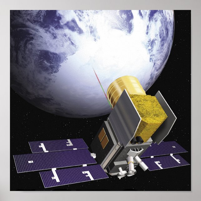 Póster Conceito do artista do gelo, nuvem (Frente)