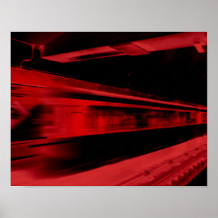 Poster Conceito moderno e legal de movimento em vermelho 