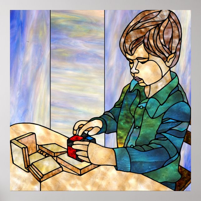 Póster Concentração com o Cubo Binômico (Frente)