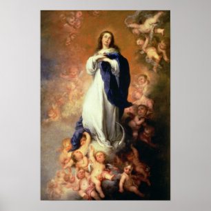 Póster Concepção imaculada do Escorial, c.1678