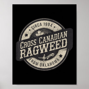 Poster Concert Cruzado Canadiano Ragweed 2025 Retro Men W