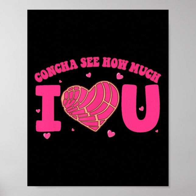 Poster Concha Veja Quanto Eu Te Amo Concha Roupa de Valen (Frente)
