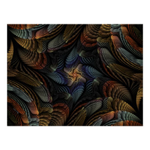 Póster Conchas Abstratas