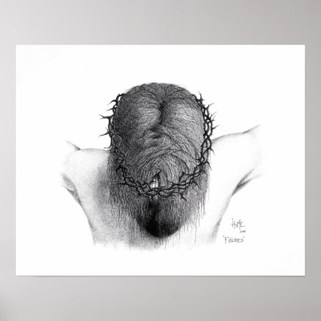 Poster "Concluído" - pontilhismo (Frente)