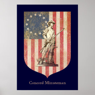 Poster Concord Minuteman