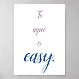 Poster Concordar é fácil citar mini