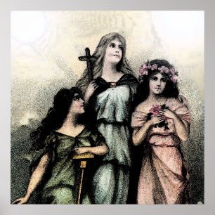 Poster Concorde - a fé, a esperança & a caridade