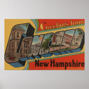 Póster Concórdia, New Hampshire - grandes cenas da letra